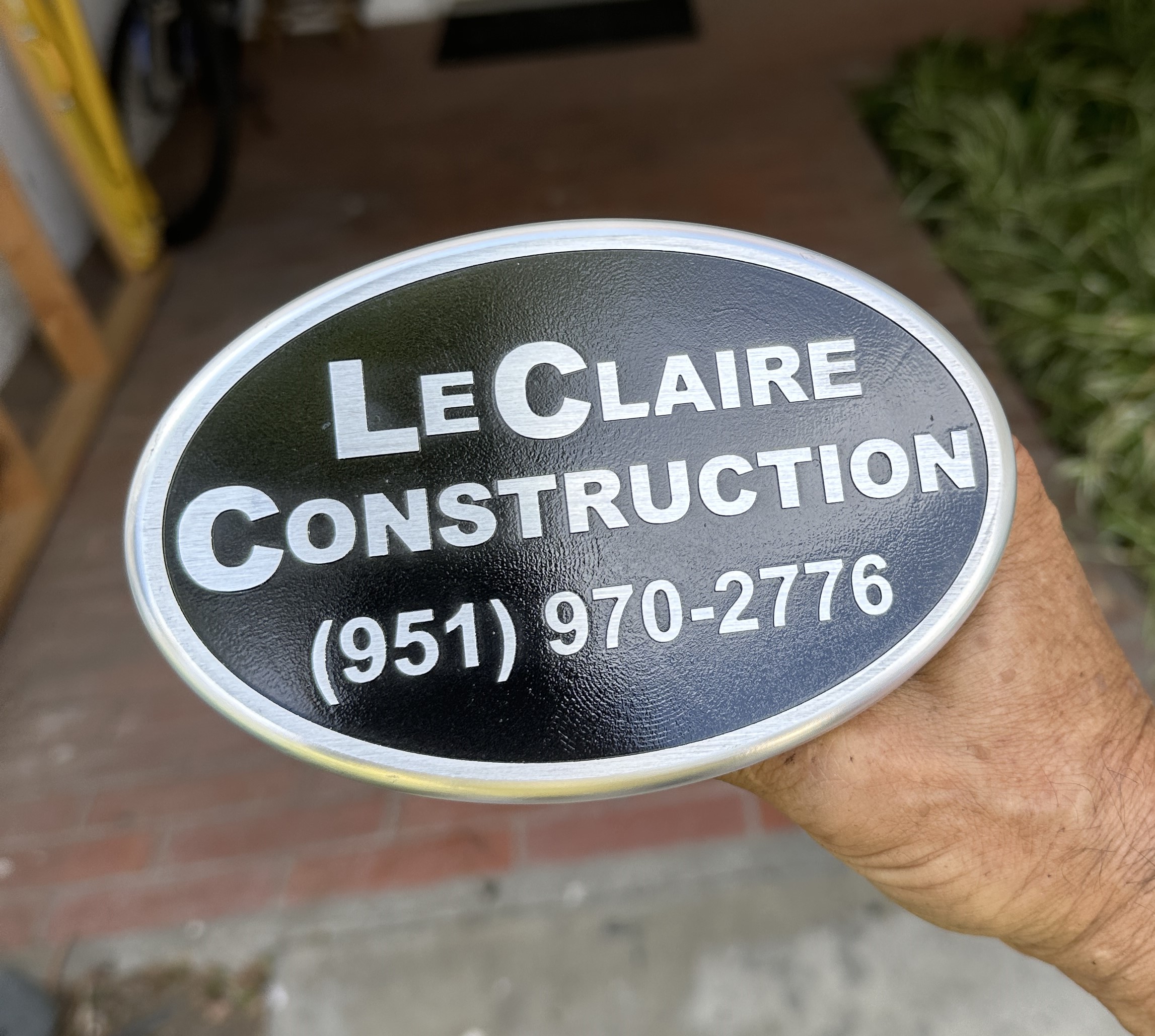 LeClair Construction hitch cover