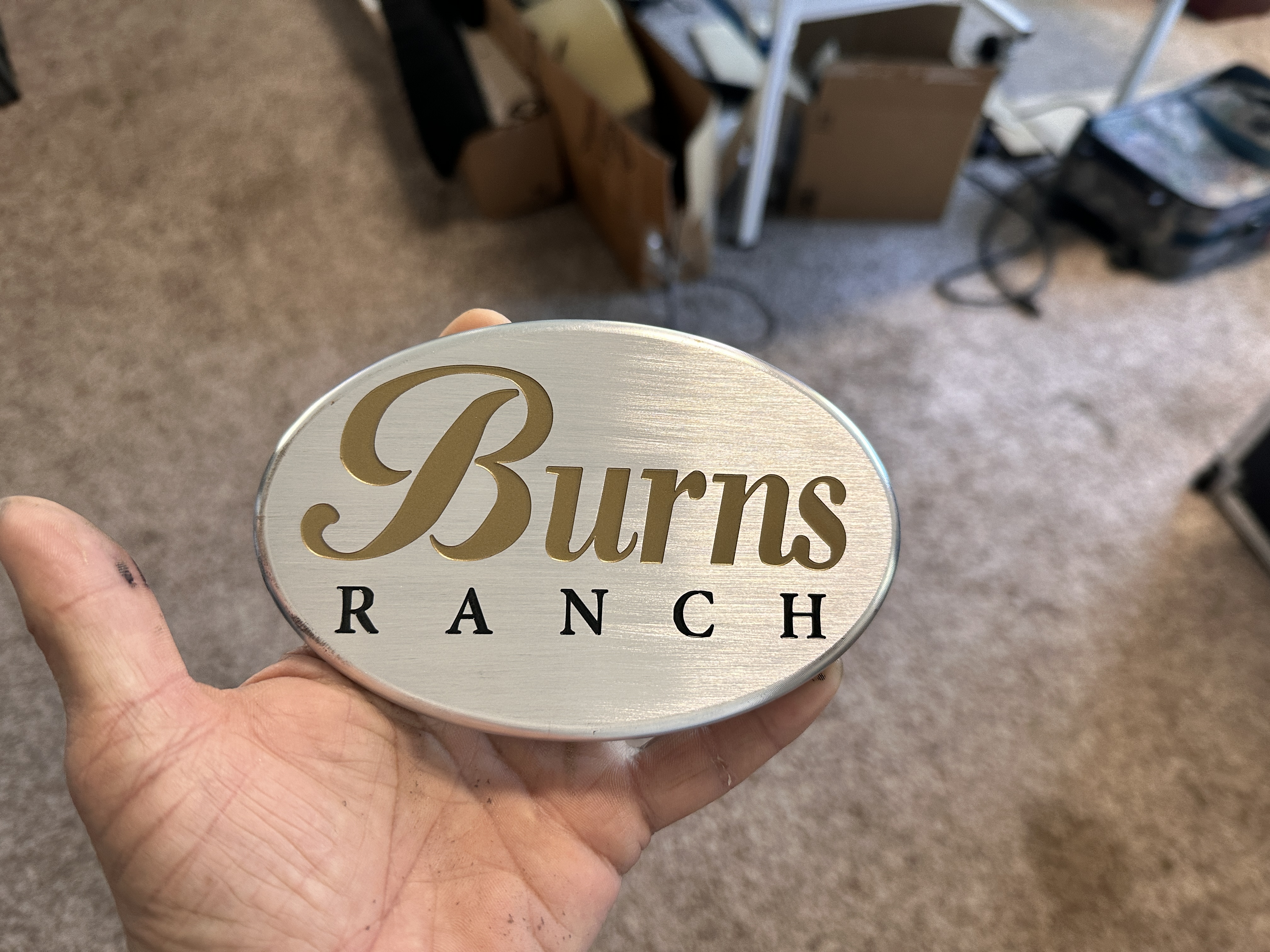 Custom hitch cover sample 1